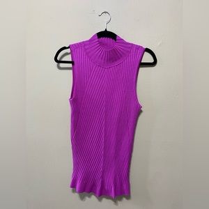 Pink mock turtleneck